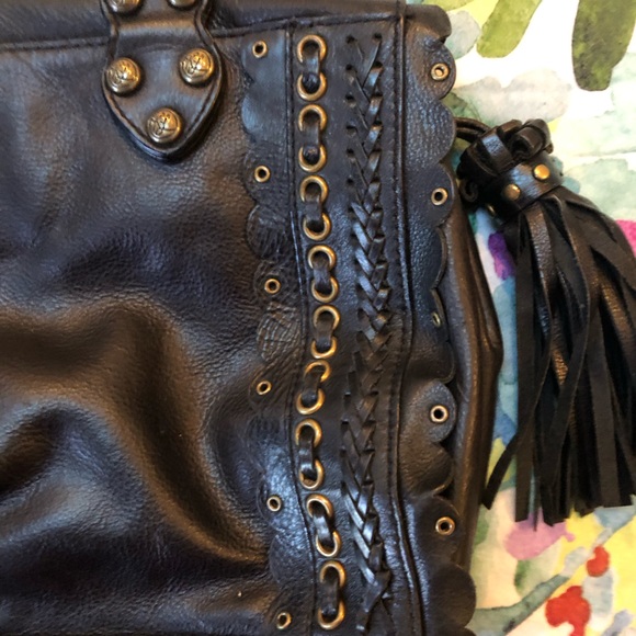 Kate Landry Etched Leather shoulder bag - Picture 4 of 14